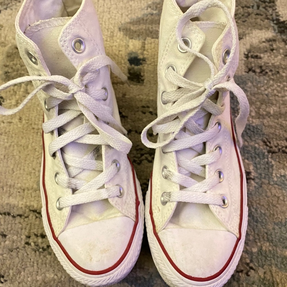 White high top converses
